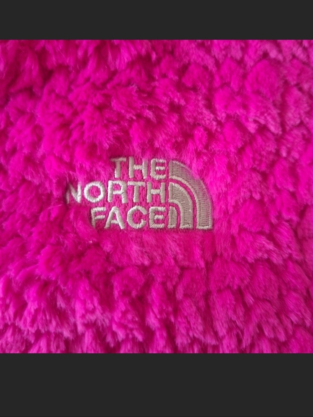 The North Face Bright Pink Sherpa Fleece Full-Zip Jacket - Picture 6 of 8